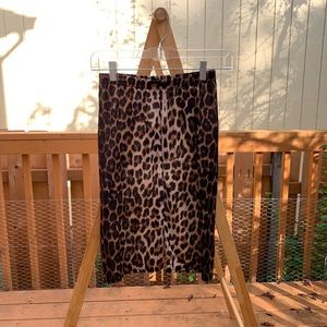 Leopard biker shorts